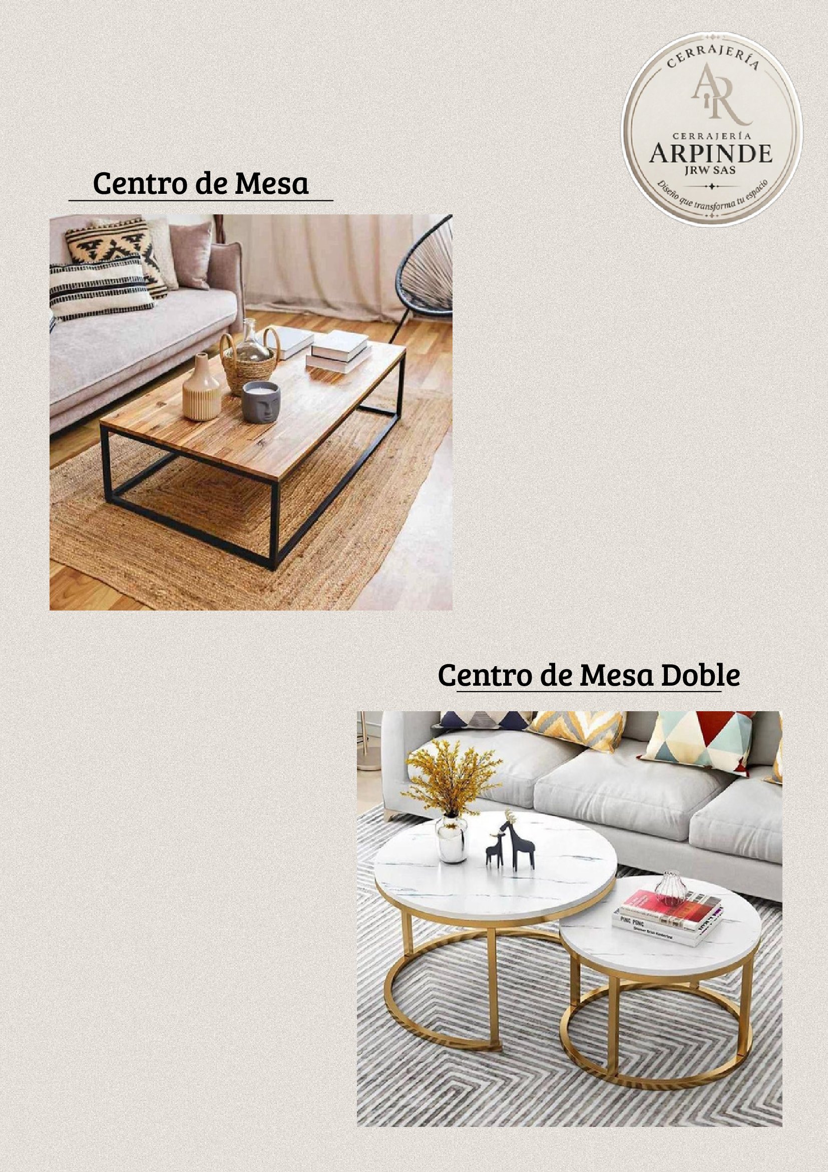 Mesa Auxiliar blanca
