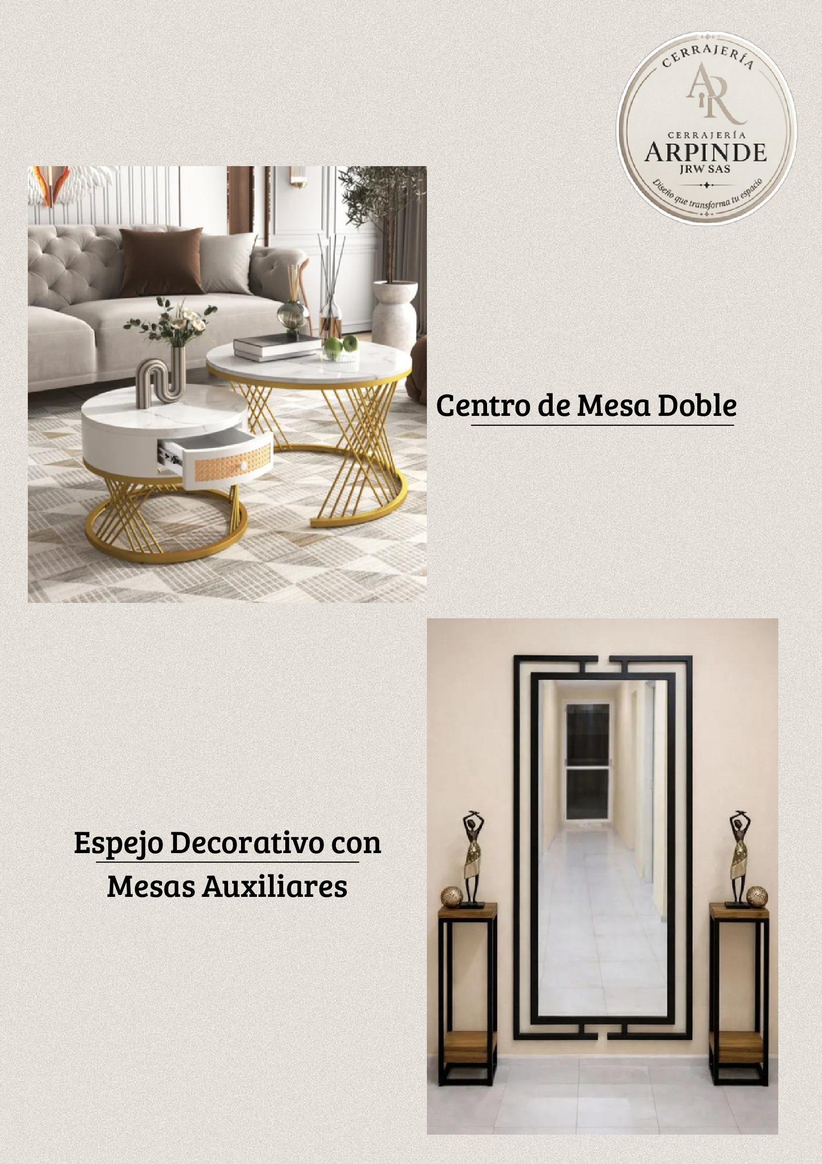 Centro de Mesa Moderno