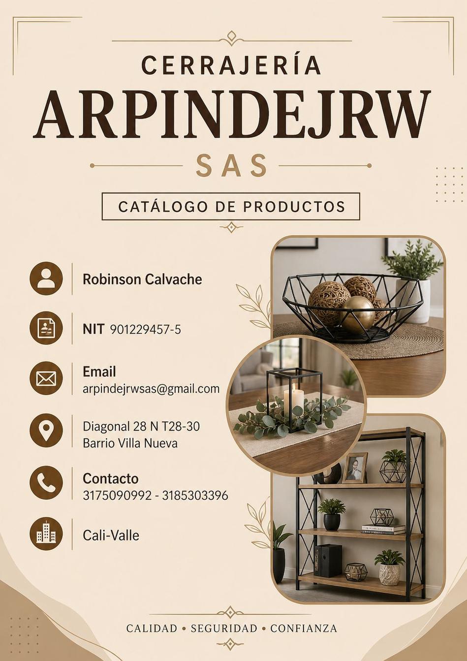 Catálogo Cerrajería ARPINDEJRW